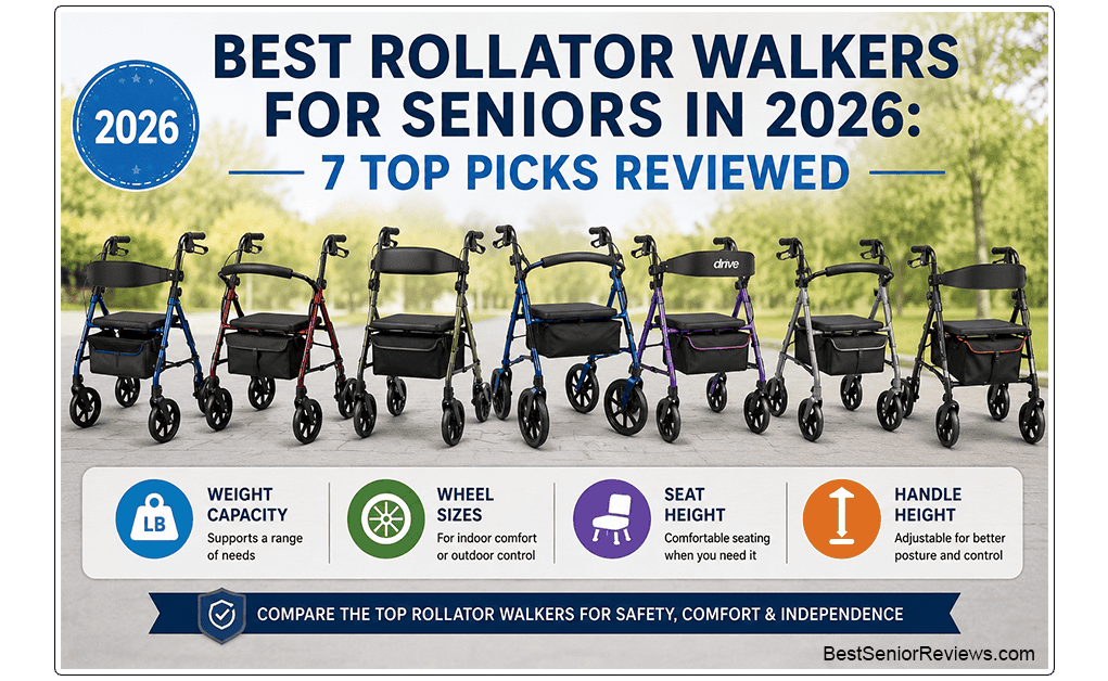 best rollator walkers for seniors